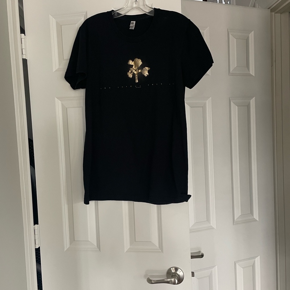 Gold U2 Joshua Tree Anniversary T-Shirt
